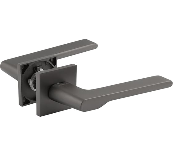 Изображение товара Дверная ручка НОРА-М Slim 144К графит 19948