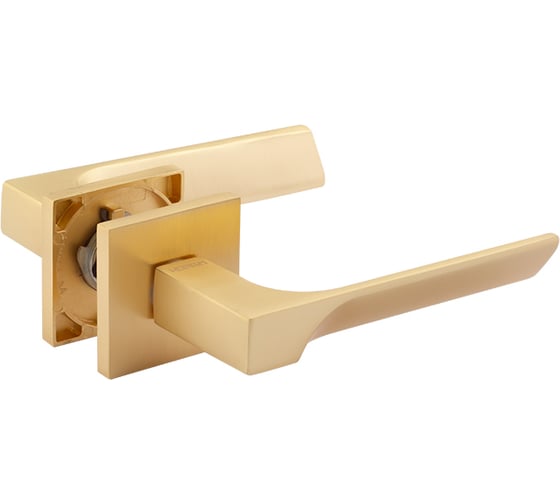 Изображение товара Дверная ручка НОРА-М Slim 142К сатинированное золото 19934
