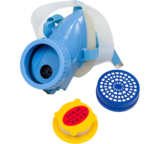 Изображение товара Респиратор с вентилятором AIST 91110013, в наборе с 2 картриджами, 00-00007625