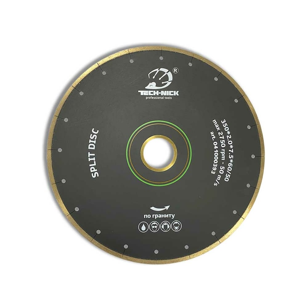 Сплошной алмазный диск по граниту TECH-NICK сплошной диск алмазный по мрамору tech nick