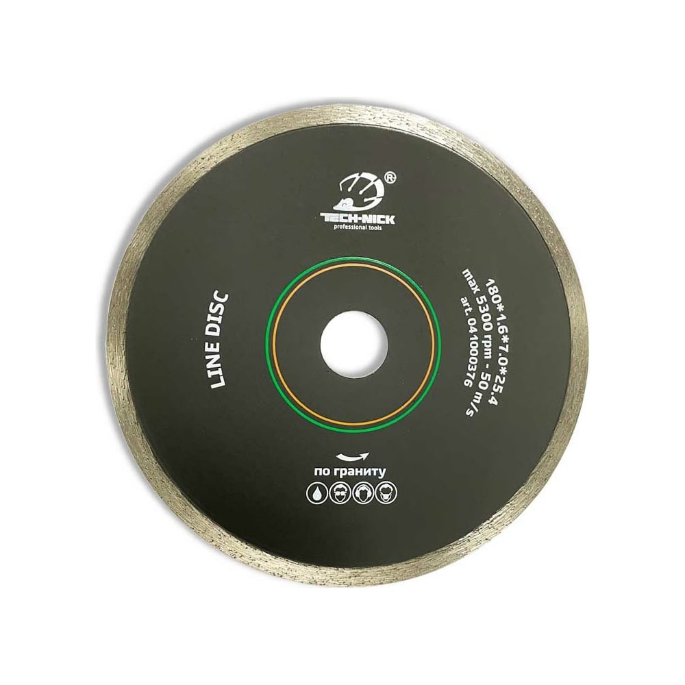 Сплошной алмазный диск по граниту TECH-NICK алмазный диск по керамограниту граниту мрамору messer