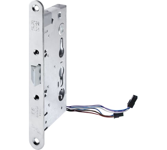 Изображение товара Корпус огнестойкого соленоидного замка DOORLOCK DL 1901EM/65mm/NC/R правый, антипаник, нормально закрытый, 12V-24V AC/DC, PZ72, ZN front 24x235 75409