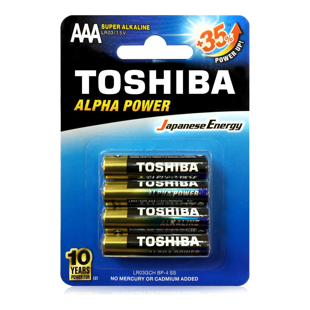 Алкалиновый элемент питания Toshiba