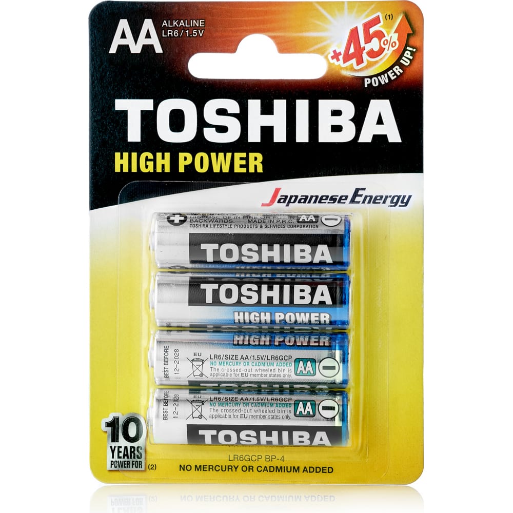 Алкалиновый элемент питания Toshiba алкалиновый элемент питания toshiba