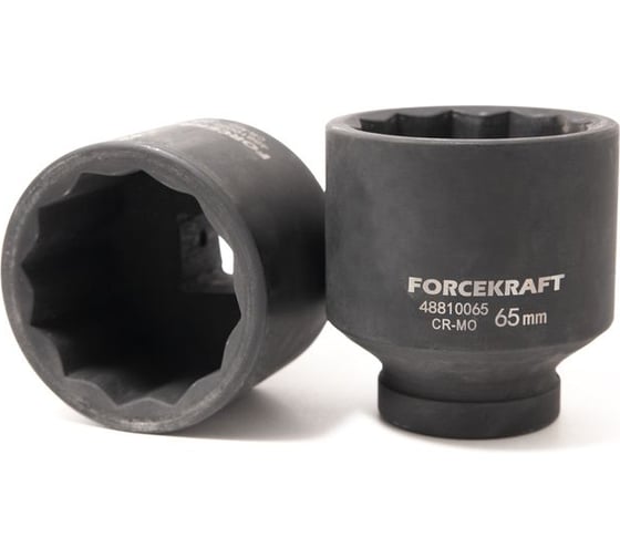 Изображение товара Головка ударная глубокая 65 мм, 1"DR Forcekraft FK-48810065(26378)