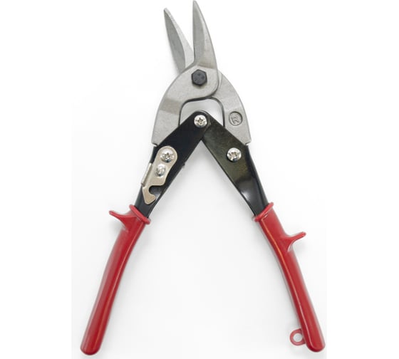 Изображение товара Ножницы по металлу Политех пластиковая рукоятка, 250 мм правые 2555012