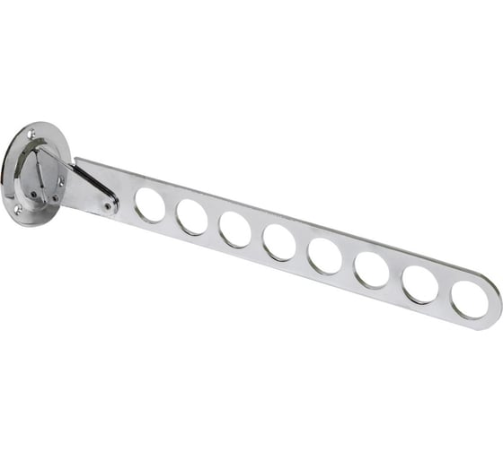 Изображение товара Вешалка с отверстиями AKS хром 16946