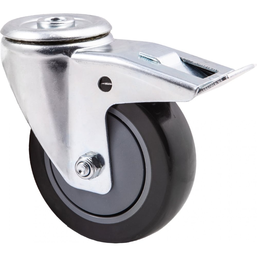 Изображение товара Колесо AKS 100 мм с отверстием под винт и тормозом