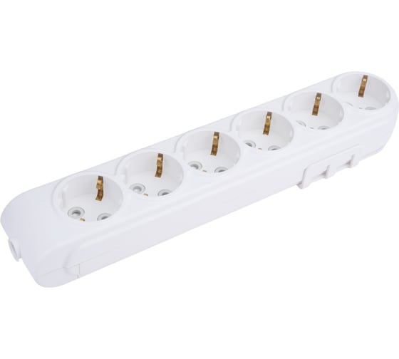 Изображение товара Колодка удлинителя Makel 6-м с заземлением защитные шторки N6210000