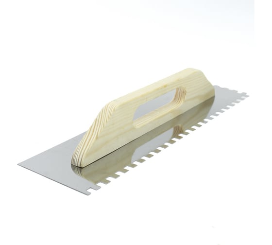 Изображение товара Гладилка строительная Политех нержавеющая сталь, 13x48 (з.10x10) 1063489