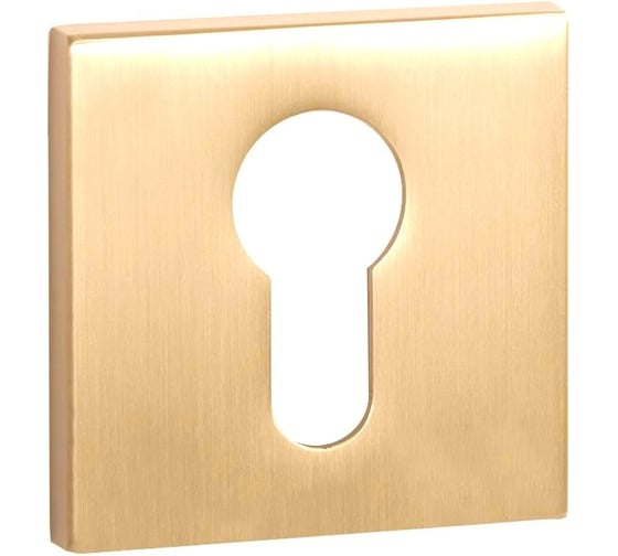 Изображение товара Накладка на цилиндр Ренц золото матовое сатинированное INET 03 slim SSG