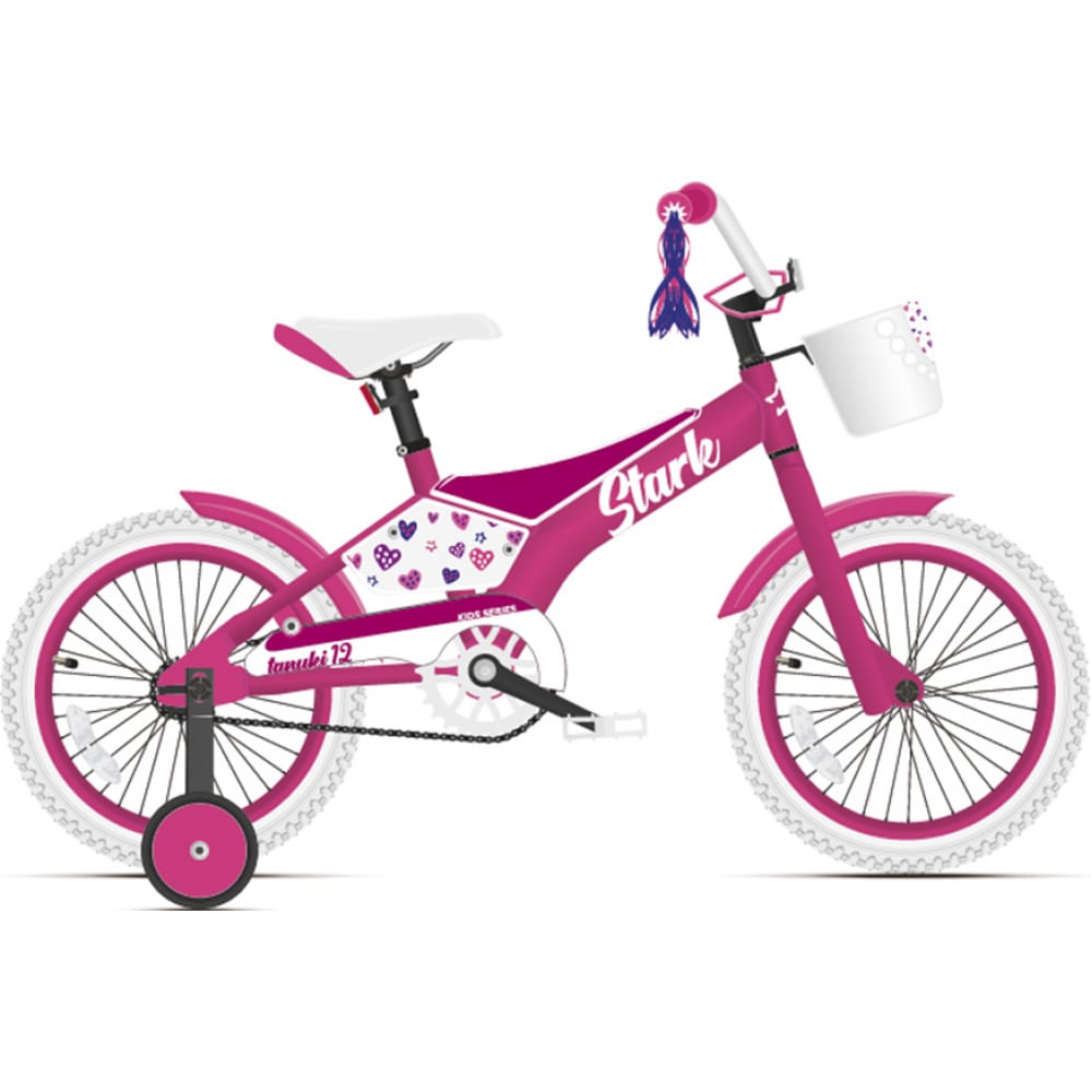 фото Велосипед stark tanuki 12 girl, 2021 г, розовый/фиолетовый, hd00000311
