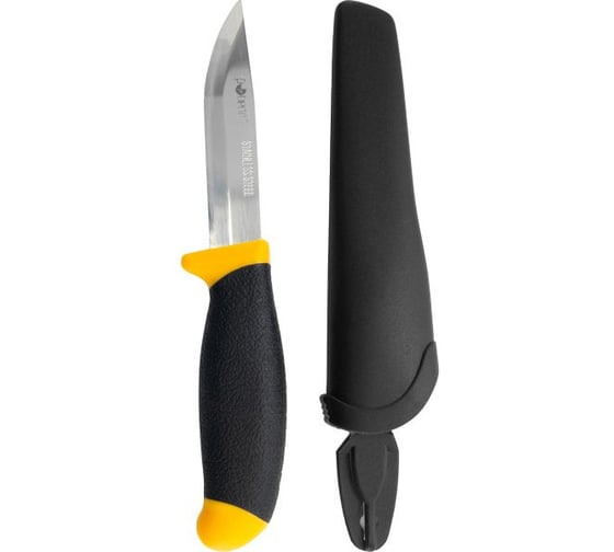 Изображение товара Нож строительный Pobedit Мастер прорезиненая ручка 9006003