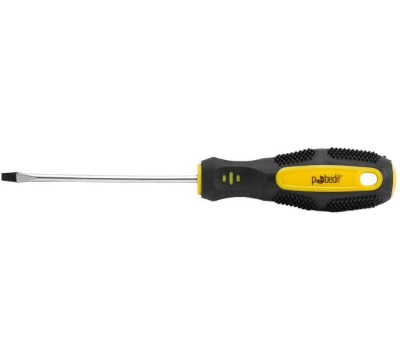 Изображение товара Отвертка шлицевая Pobedit Expert Cr-V, SL3х75 мм 2561375