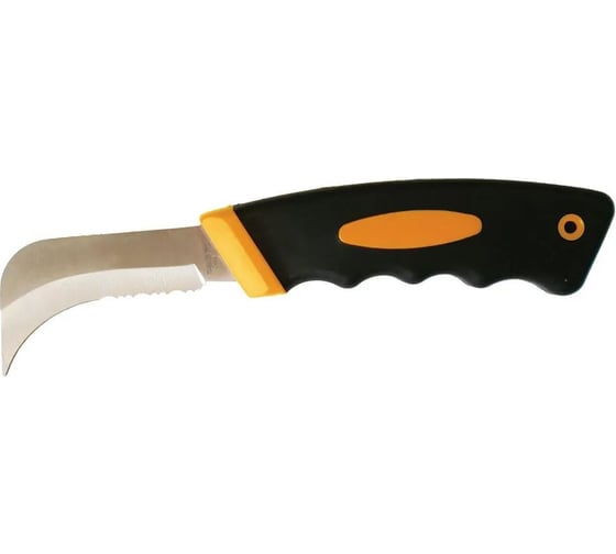 Изображение товара Нож для напольных покрытий Pobedit нержавеющая сталь, прорезиненная ручка 9006011