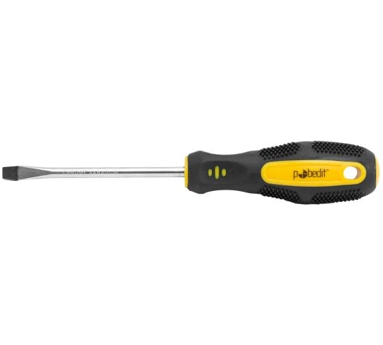 Изображение товара Отвертка шлицевая Pobedit Expert Cr-V, SL6х100 мм 2561610