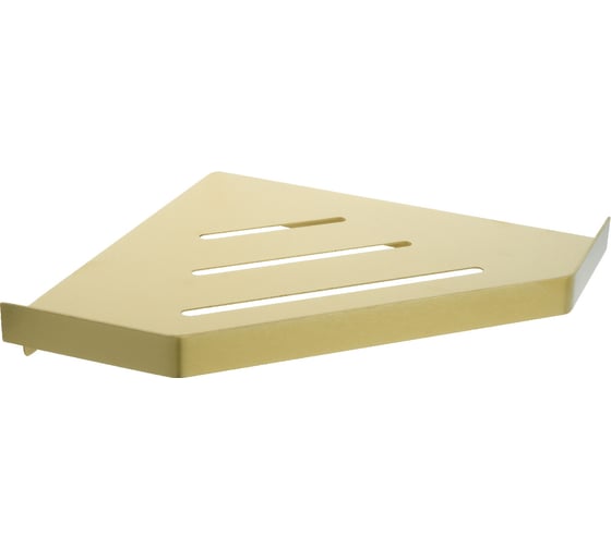 Изображение товара Полка угловая одноэтажная FIXSEN HI-TECH золото-сатин 841G