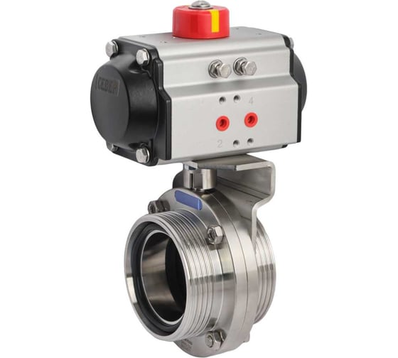 Изображение товара Затвор дисковый Архимед резьба/резьба с пневмоприводом, AN4303-100.SR