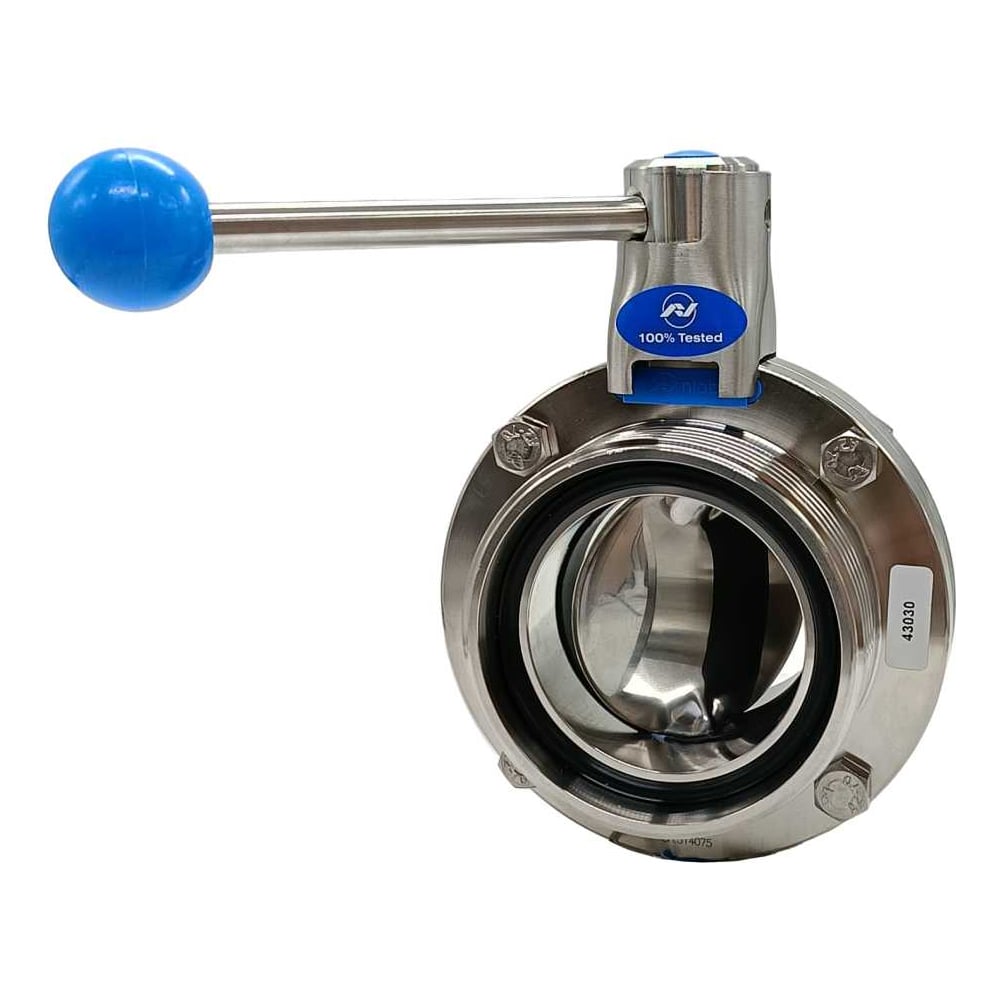 Изображение товара Дисковый затвор Архимед NIOB 65 мм AISI 304 ручка профессиональный