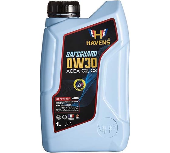 Изображение товара Масло HAVENS Safeguard SAE 0W30 ACEA C2 C3, API SP, SN PLUS, SN/CF 1L HS0W30C2C31