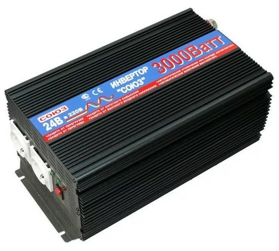 Изображение товара Инвертор Союз 3000W/24V 883001