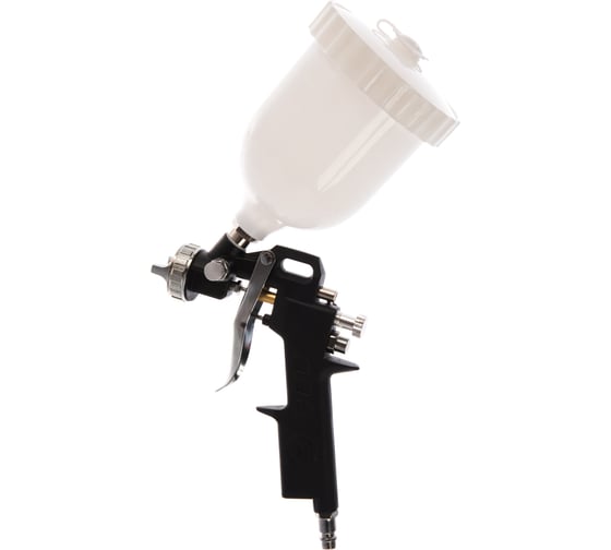 Изображение товара Пневматический краскопульт INTERTOOL HP, форсунка 1.5 мм, бачок 600 мл, 3 регулировки PT-0210