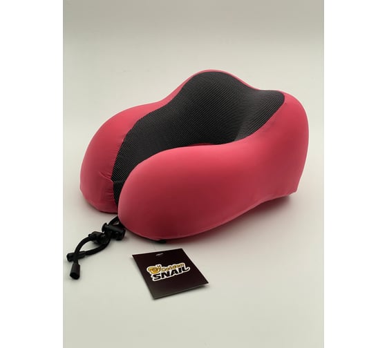 Изображение товара Подушка шейная для путешествий с эффектом памяти Golden Snail GS 0458-4 розовый