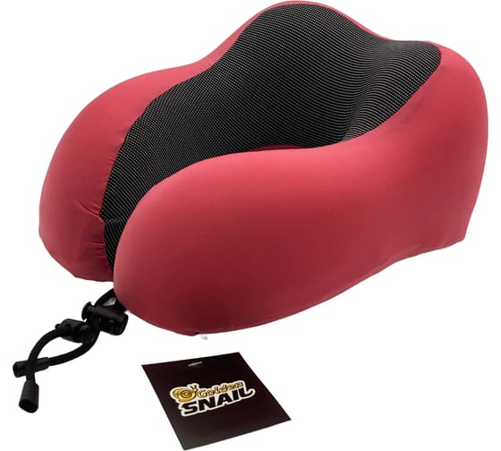 Изображение товара Подушка шейная для путешествий с эффектом памяти Golden Snail GS 0458-4 розовый