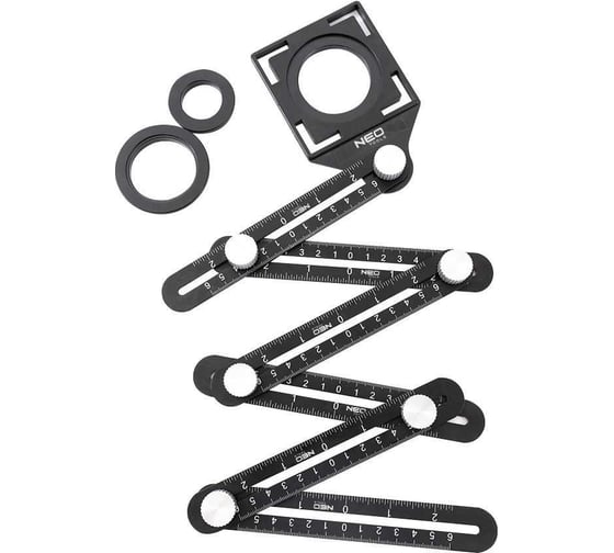Изображение товара Линейка угловая NEO TOOLS 6 рычагов 72-351