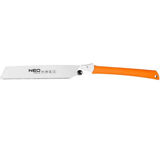 Изображение товара Японская пила для точной резки NEO TOOLS 11 TPI, широкая, складная 44-610