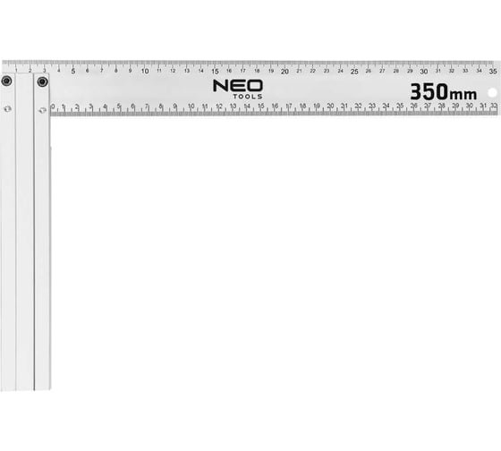 Изображение товара Угольник строительный алюминиевый NEO TOOLS 350x190 мм 72-146