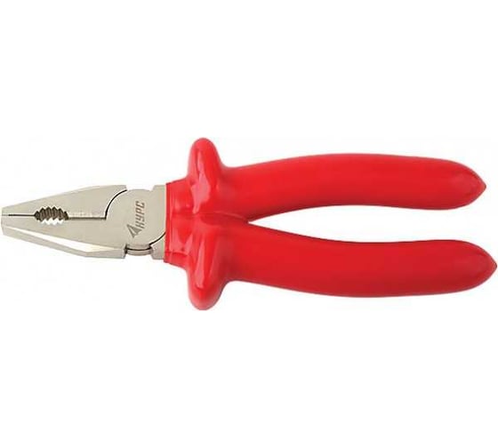 Изображение товара Плоскогубцы комбинированные КУРС Энергия 1000 В, никелированное покрытие, 2-х слойные изолированные ручки, 160 мм 50763