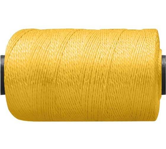 Изображение товара Шнур разметочный капроновый КУРС 1.5 мм, 400 м, желтый 04714