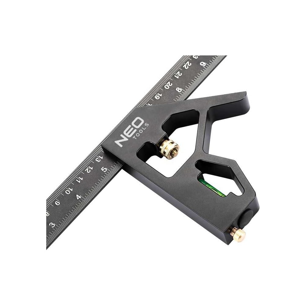 Изображение товара Угольник комбинированный, квадрат NEO TOOLS 30 см 72-127