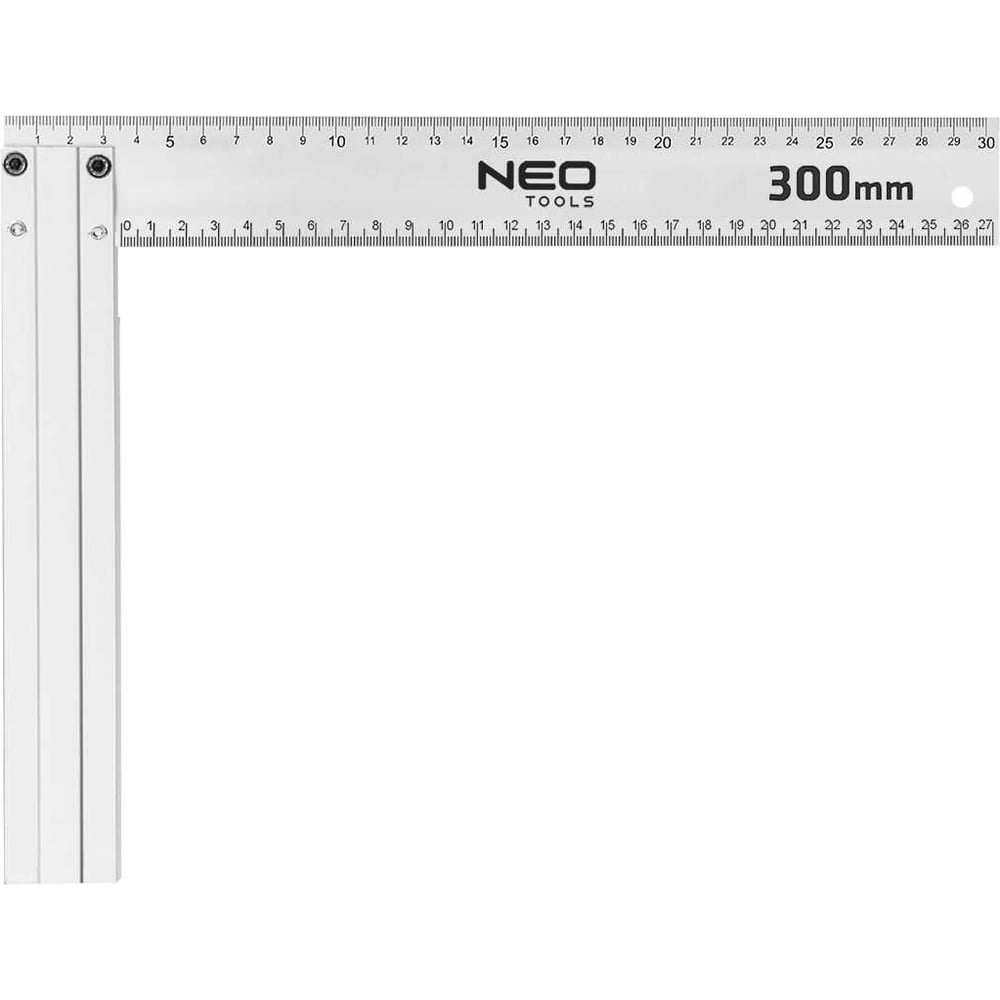 Изображение товара Алюминиевый строительный угольник NEO TOOLS 300x175 мм для точных измерений