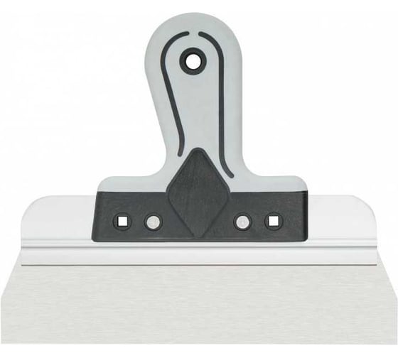 Изображение товара Шпатель фасадный КУРС Профи нержавеющая сталь, прорезиненная ручка, 250 мм 06423