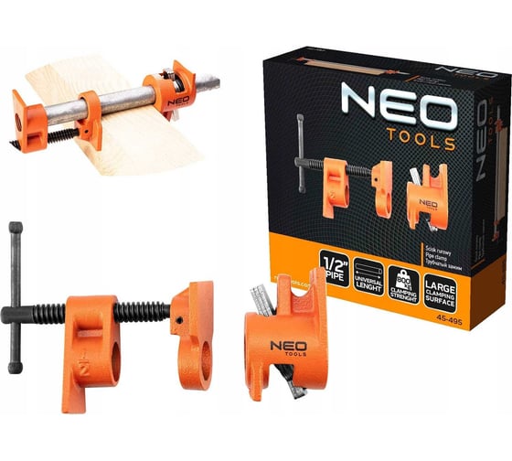 Изображение товара Трубчатый зажим NEO TOOLS 1/2" 45-495