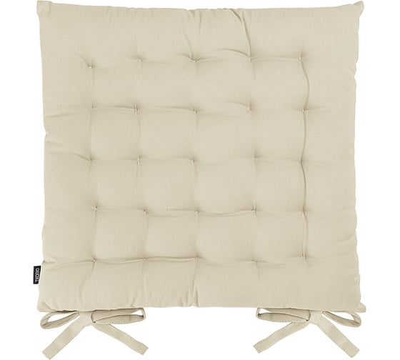 Изображение товара Подушка на стул Tkano коллекция Essential из хлопка бежевого цвета, 40x40 см TK24-CP0003