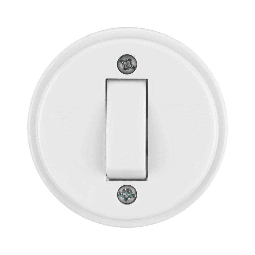 Изображение товара Выключатель 1-клавишный TDM ELECTRIC Ретро белый IP20 10А