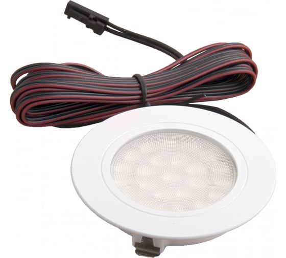 Изображение товара Светильник круглый врезной AKS SUN 2W/12V, белый, 6000К 75065