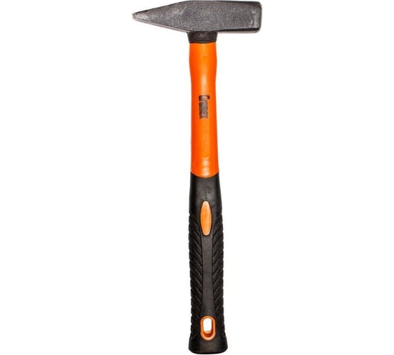 Изображение товара Молоток Gramex 600гр. с фибергласовой ручкой кованный (6/24) 018315