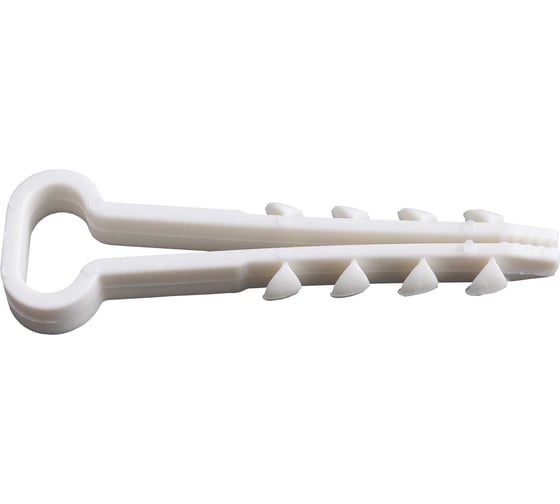 Изображение товара Дюбель -хомут для крепления прямоуг. кабеля Доброга 8x5 100 шт ТД-00014987