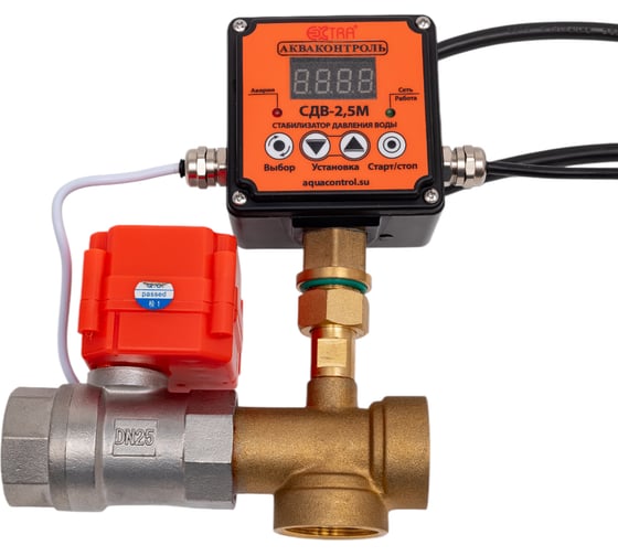 Изображение товара Стабилизатор давления воды СДВ-2,5 М EXTRA АКВАКОНТРОЛЬ 6620150309