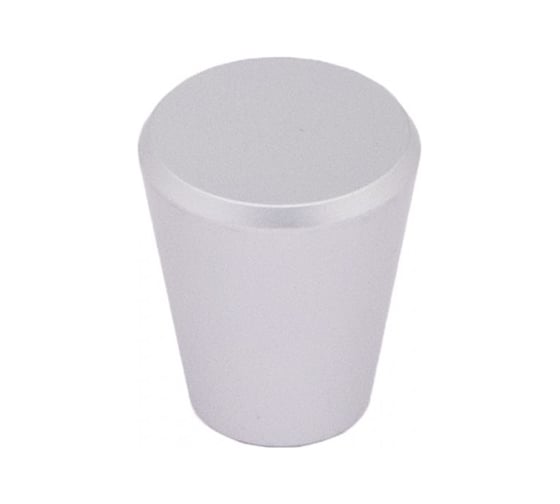 Изображение товара Мебельная ручка AKS BELL кнопка, металл, матовый хром 80629