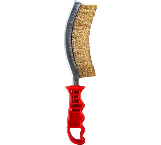 Изображение товара Щётка ручная Политех тип "C", латунированная 2120215