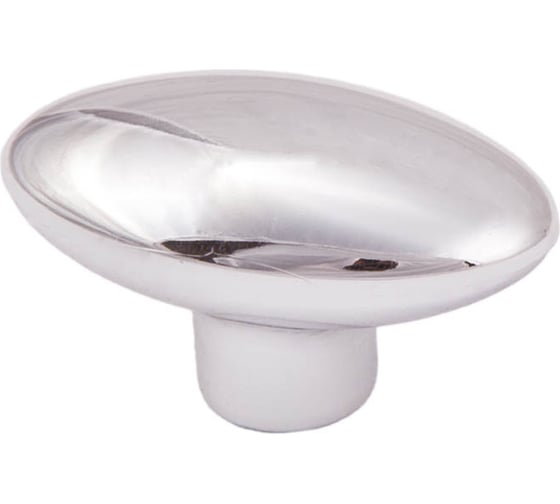 Изображение товара Мебельная ручка AKS кнопка, пластик, PK05/K5 хром 52267