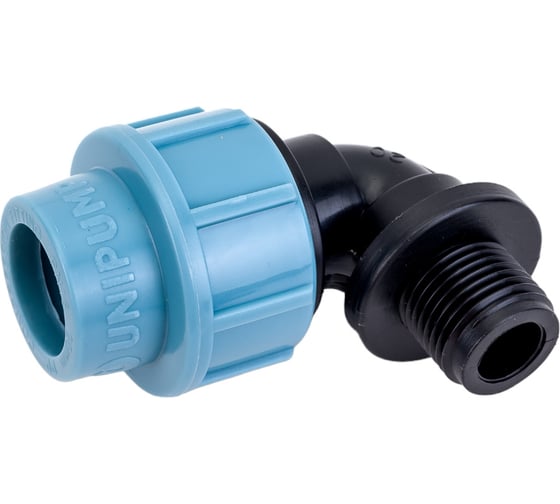 Изображение товара Отвод с наружной резьбой (90°; 20х1/2") Unipump 66258