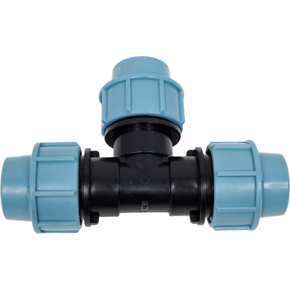 Изображение товара Фитинг 25 мм для труб ПНД Unipumр 90833 - Тройник