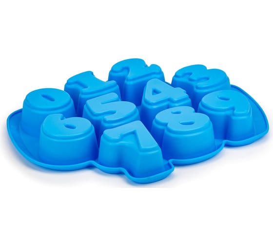 Изображение товара Форма для выпечки фигурная ЦИФРЫ 10 ячеек PYREX FTKNB10/5046