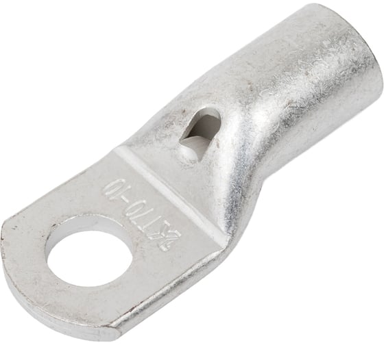 Изображение товара Кабельный наконечник KLR KL-T-07010 с контрольным отверстием 70мм2/М10 3007010